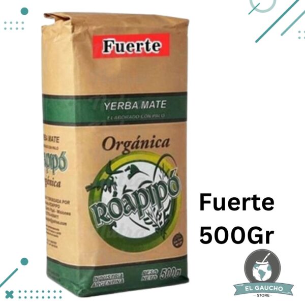 Yerba Mate Roapipo ORGANICA FUERTE (500g)