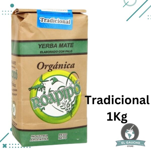 Yerba Mate Roapipo ORGANICA TRADICIONAL (1Kg)