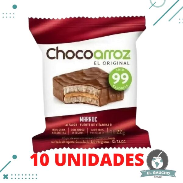 Alfajor Chocoarroz, Marroc (22gr) (Pack de 10u) (220gr)