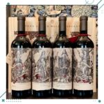 Vino Catena Zapata Malbec Argentino 750ml x 4 Unidades + CAJA MADERA Regalo