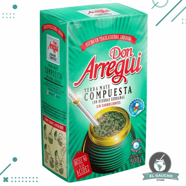Yerba Mate Don Arregui COMPUESTA (500gr)