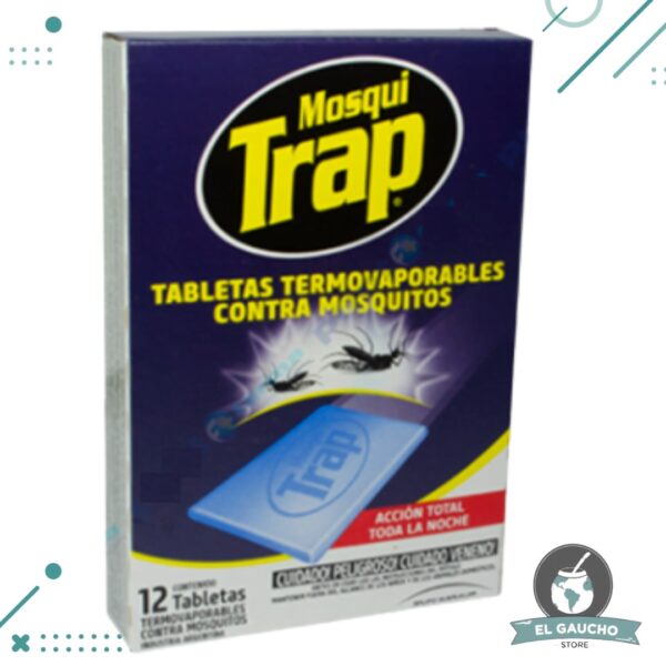 Mosqui Trap 12 Noches Repelente de Mosquitos (12 Tabletas)