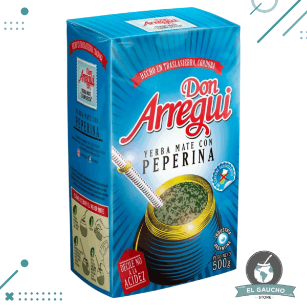 Yerba Mate Don Arregui PEPERINA (500gr)