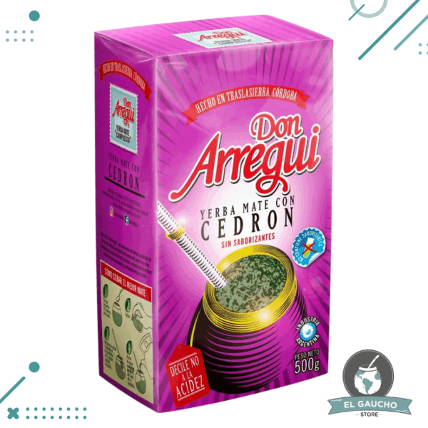 Yerba Mate Don Arregui CEDRON (500gr)