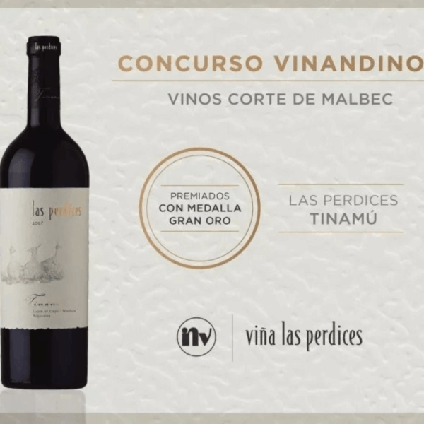 Vino Las Perdices Tinamu Blend Gran Reserva 750ml
