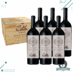 Vino El Gran Enemigo, GUALTALLARY (2019 Premiado 100 Puntos) 750ml x 6 Unidades + CAJA MADERA