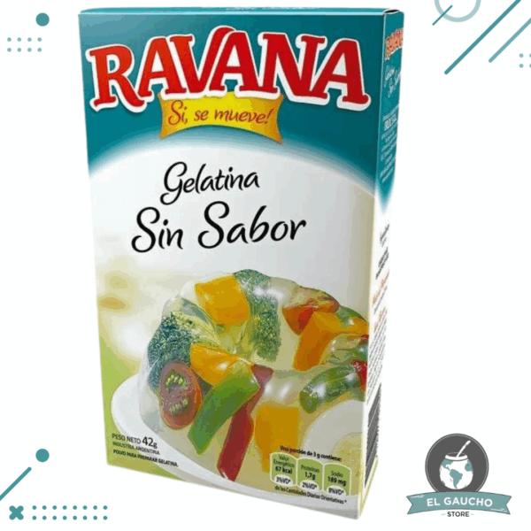 Gelatina Ravana Sin Sabor 42gr