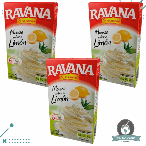 Mousse Ravana Limon 60gr (3 unidades) 180gr