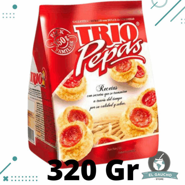 Pepas Con Membrillo TRIO 320g