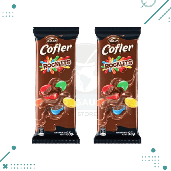 Chocolate Cofler Leche con Rocklets 55g (2 Un.) (110g)