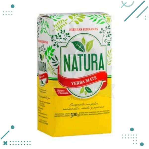 Yerba Mate Natura Hierbas Serranas (500gr)