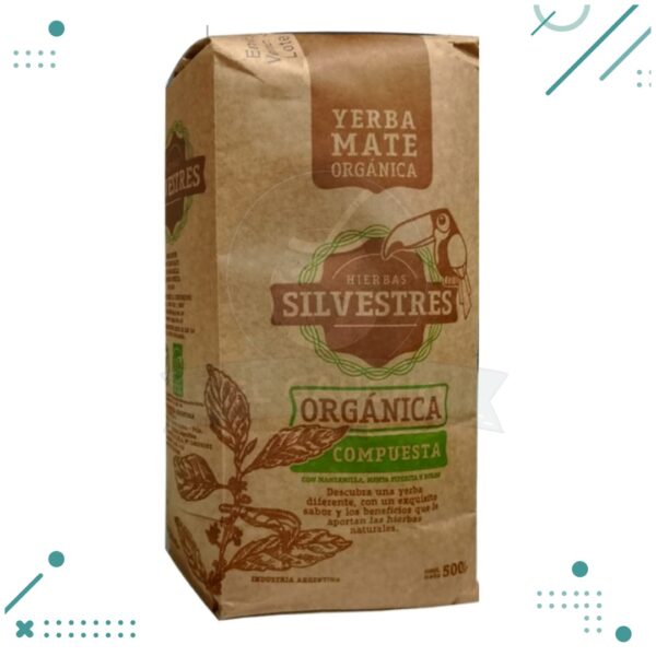 Yerba Mate Organica Compuesta Silvestre 500gr
