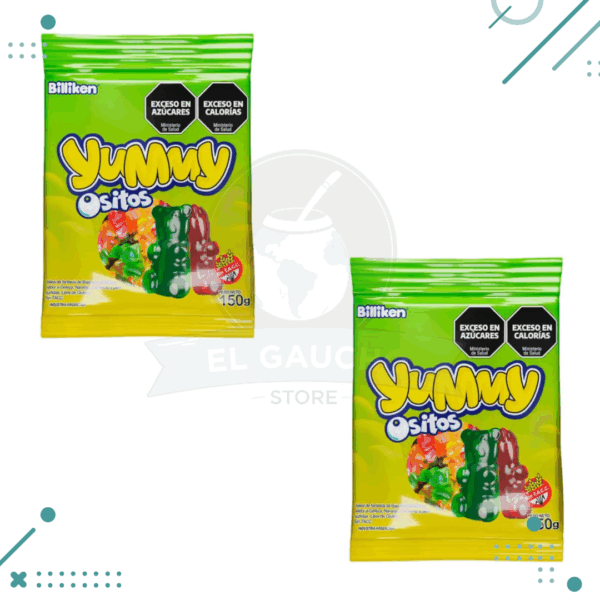 Gomitas yummy ositos 150 gr (pack x 2un.) 300 gr