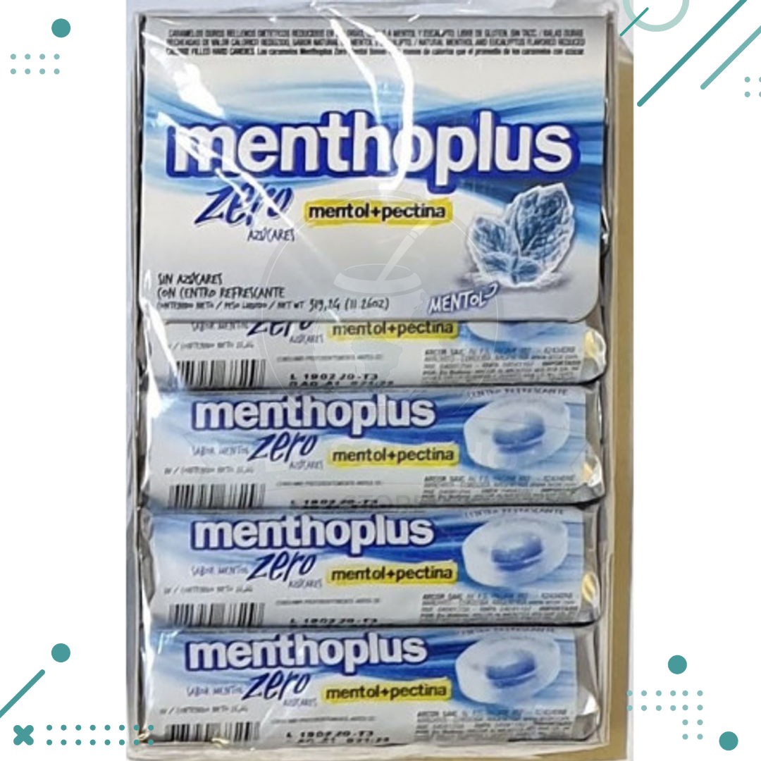 zero-menthol-1-1.png Pastilla Caramelo Menthoplus ZERO MENTOL 26gr X 12un (320gr) - Imagen 1