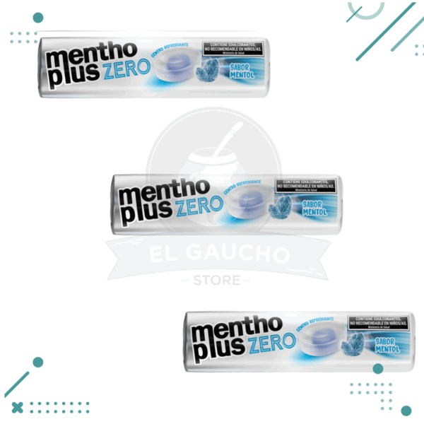 Pastilla Caramelo Menthoplus ZERO MENTOL 26gr X3un (78gr)