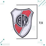 Parche Autoadhesivo Escudo River Plate (7.5cm) - Imagen 2