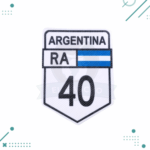 Parche Autoadhesivo Argentina Ruta 40 (7.5cm)