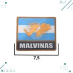 Parche Autoadhesivo Bandera Argentina Islas Malvinas (7.5cm) - Imagen 3