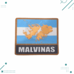 Parche Autoadhesivo Bandera Argentina Islas Malvinas (7.5cm)