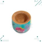 Mate Huevito Base Aluminio Turquesa (9x7cm aprox) - Imagen 3