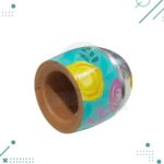 Mate Huevito Base Aluminio Turquesa (9x7cm aprox) - Imagen 2