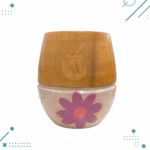 Mate Huevito Base Aluminio Pintado Rosa (10x7cm aprox)