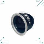 Mate de Vidrio Forrado en Cuero Simil Carpincho y Cinto (Color Negro) - Imagen 4