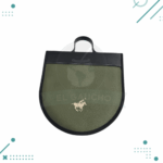 Porta Set Asado Cuero Color Verde (Plato de Madera, Tenedor, Cuchillo) - Imagen 4