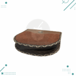 Porta Set Asado Cuero Carpincho Color Marron (Plato de Madera, Tenedor, Cuchillo) - Imagen 5