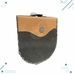 Porta Set Asado Cuero Carpincho Color Suela (Plato de Madera, Tenedor, Cuchillo) - Imagen 5