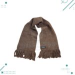 Bufanda Pelo de Alpaca y Lana (Color Marron Claro) 130x22cm aprox. - Imagen 3