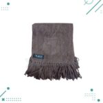 Bufanda Pelo de Alpaca y Lana (Color Marron Claro) 130x22cm aprox. - Imagen 5