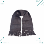 Bufanda Pelo de Alpaca y Lana (Color Marron Oscuro) 130x22cm aprox. - Imagen 2