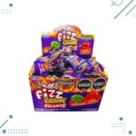 Caramelo Fizz Super Acidos EXTREME PICANTE Sabor Manzana y Sandia (18,4gr.) (pack x4 tiras) 92gr - Imagen 2