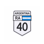 Parche Autoadhesivo Argentina Ruta 40 (7.5cm)