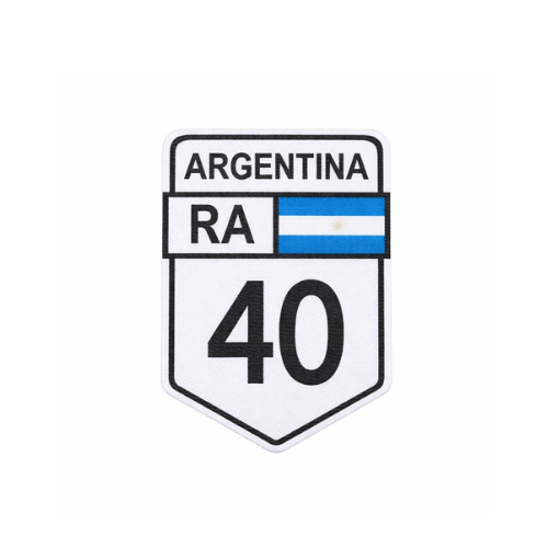 Diseño sin título - 2026-01-30T141509.792 Parche Autoadhesivo Argentina Ruta 40 (7.5cm) - Imagen 1