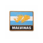 Parche Autoadhesivo Bandera Argentina Islas Malvinas (7.5cm)