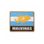 Parche Autoadhesivo Bandera Argentina Islas Malvinas (7.5cm)