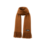 Bufanda Pelo de Alpaca y Lana (Color Marron Claro) 130x22cm aprox.