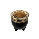 Mate Imperial CINCELADO Negro (13x10cm aprox) - Imagen 5