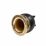 Mate Imperial CINCELADO Negro (13x10cm aprox) - Imagen 4