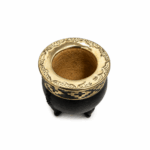 Mate Imperial CINCELADO Negro (13x10cm aprox) - Imagen 2