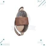 BOLSO MEDIA CANASTA ARPILLERA CON GUARDA Y DISEÑOS SIMBOLICOS  COLOR BEIGE - Imagen 3