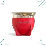 Mate Pampa Boca Abierta San Lorenzo (CASLA) + Bombilla - Imagen 4