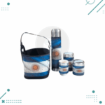 Set Matero Estampado Argentina (Canasta matera, yerbera, azucarera y mate)