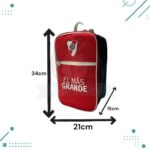 Bolso Botinero River Plate - El Mas Grande Rojo Y Negro - Imagen 2