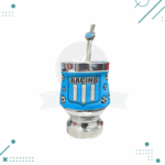 Mate De Madera Recubierto En Aluminio + Caja Y Bombilla Con Dije De Regalo (RACING) - Imagen 2