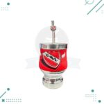 Mate De Madera Recubierto En Aluminio INDEPENDIENTE + Caja Y Bombilla Con Dije De Regalo - Imagen 2