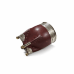 Mate Imperial, Base Esquinero y Bolitas Con Virola CINCELADA de Alpaca, Color MARRON - Imagen 2