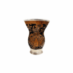 Mate 360 Pie de Hierro Tallado Calabaza Cincelado (13x10cm aprox)